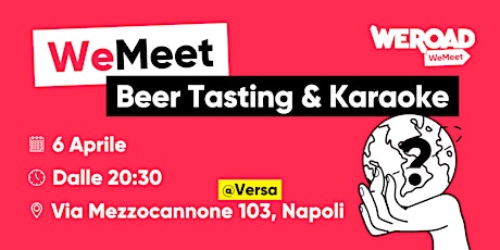 WeMeet | Beer Tasting & Karaoke