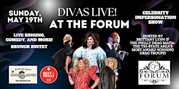 Primaire afbeelding van Divas Live!-Drag Brunch comes to the Forum in Blackwood, NJ!