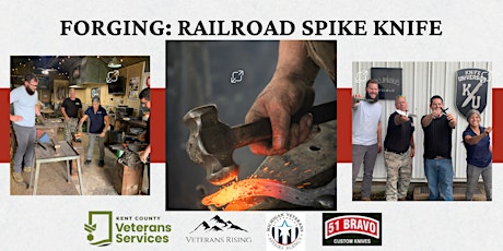 Veterans Blacksmith Forging Workshop: Railroad Spike Knife (Co-ed)