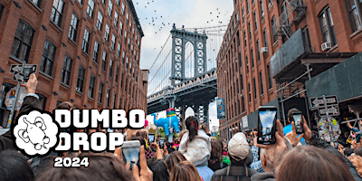 Imagem principal do evento DUMBO DROP 2024! Watch elephants parachute into Dumbo - for a good cause!
