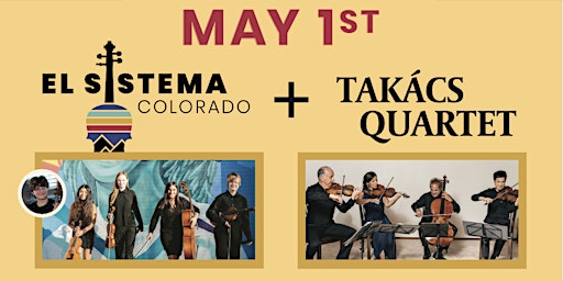 Imagem principal do evento Takács Quartet & El SIstema Colorado: Free Concert!