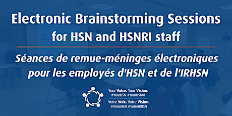 Electronic Brainstorming Sessions - HSN and HSNRI Staff