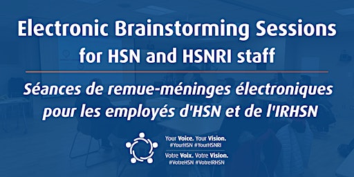 Imagem principal de Electronic Brainstorming Sessions - HSN and HSNRI Staff