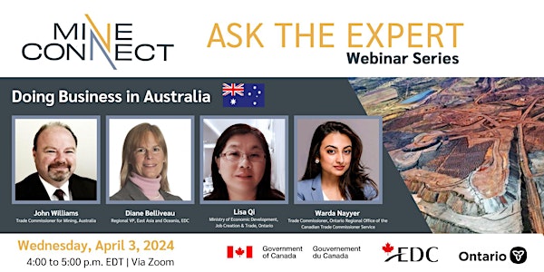 Ask the Expert Webinar - Doing Business in Australia