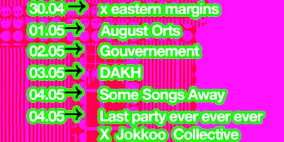 Hauptbild für Last party ever ever ever  x Jokkoo Collective