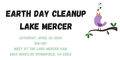 Lake Mercer Earth Day Park Cleanup