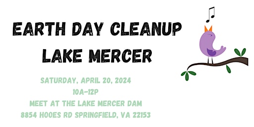 Primaire afbeelding van Lake Mercer Earth Day Park Cleanup