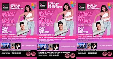 Immagine principale di TODO NA TOUR!!! Rufa Mae Quinto and Daniel Matsunaga Live in Lethbridge!!! 