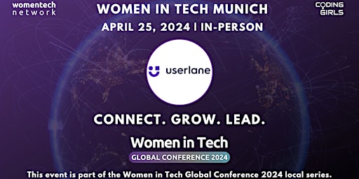 Image principale de Women in Tech Munich 2024