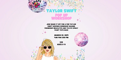 Imagem principal do evento Taylor Swift Pop Up Workshop