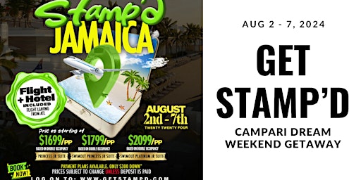 Imagem principal do evento GET STAMP’D JAMAICA