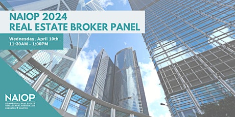 Image principale de NAIOP 2024 Real Estate Broker Panel