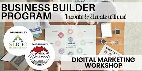 Imagem principal do evento Business Builder Program - Digital Marketing Workshop Series