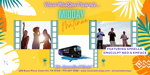 Imagem principal do evento MIDDAY MATINEE AT NAVA MEDSPA!!!!