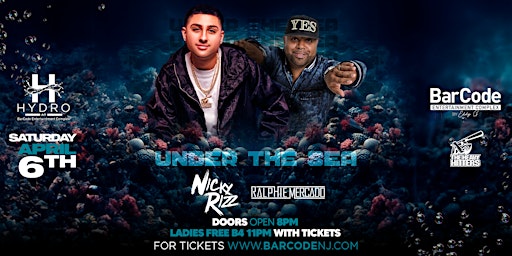 Immagine principale di Under the Sea w/ DJ Nicky Rizz & Ralphie Mercado | BarCode, Elizabeth, NJ 