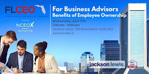 Imagem principal do evento For Business Advisors: Benefits of Employee Ownership