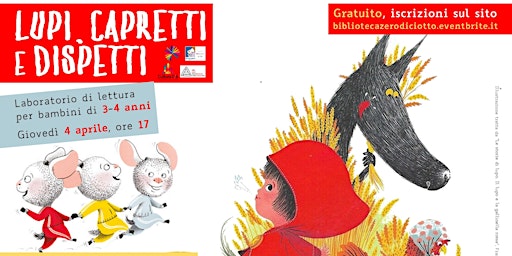 Immagine principale di Lupi, capretti e dispetti (3-4 anni) 