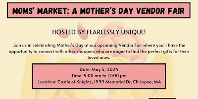Immagine principale di Mom’s Market: A Mother’s Day Vendor Event 