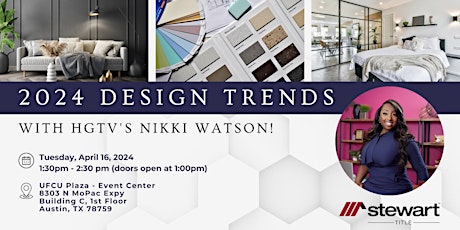 2024 Design Trends with HGTV's Nikki Watson primary image