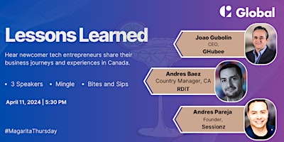 Primaire afbeelding van Lessons Learned | Newcomers Growing Tech Businesses in Canada