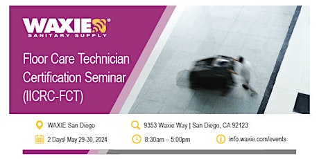 Floor Care Technician Certification Seminar