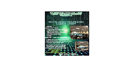 2024 RCC Cybersecurity Advanced Cyber Camp