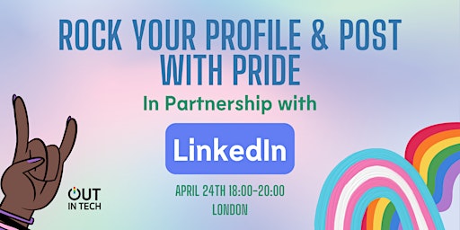 Imagem principal de Rock Your Profile & Post With Pride | Hosted at LinkedIn