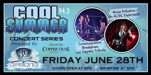 COOL Summer Concert Series 2024 - Led Zeppelin & AC/DC Tributes
