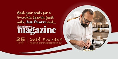 Imagem principal do evento Sainsbury's magazine Reader Dinner with José Pizarro