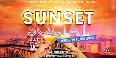 THE SUNSET SOCIAL - MEMORIAL DAY WEEKEND EDITION primary image