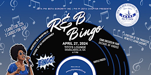 Primaire afbeelding van R&B Bingo with Phi Pi Zeta