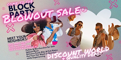 Block Party x Blowout Sale primary image