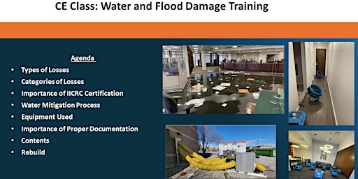 Primaire afbeelding van Water and Flood Damage Training (Wheat Ridge Location)