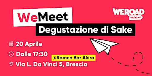 Hauptbild für WeMeet | Degustazione di Sake