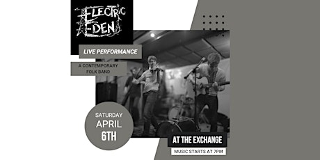 The Exchange - Live Music - Electric Eden (a contemporary folk band) primary image