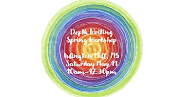 Imagen principal de Depth Writing Spring Workshop - Islington Mill  - Sat May 11th