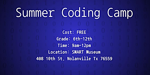 Imagen principal de Summer Coding Camp 3: July 24th 2024