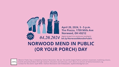 Norwood Mend in Public (or Your Porch) Day