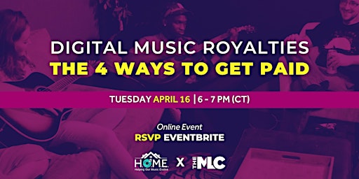Hauptbild für Digital Music Royalties: The 4 Ways To Get Paid
