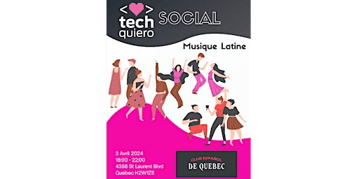 Imagem principal do evento Tech Quiero Social - Musique Latine