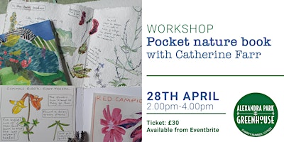 Imagen principal de WORKSHOP: Pocket nature book with Catherine Farr