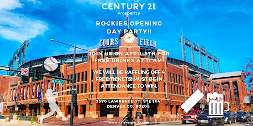 Immagine principale di Rockies Opening Day Party 