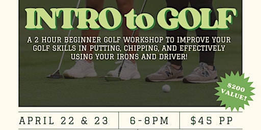 Imagem principal do evento Intro to Golf Clinic at The Green