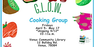 Face to Face GLOW Cooking Group- Venus primary image