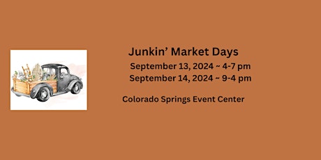 Junkin' Market Days - CO Springs: Fall Market - Vendor