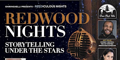 Primaire afbeelding van REDWOOD NIGHTS ~ Storytelling Under the Stars at Deer Park Villa