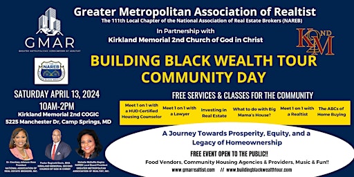 GMAR BUILDING BLACK WEALTH TOUR COMMUNITY DAY primary image