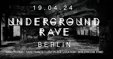 UNDERGROUND RAVE BERLIN / LOST PLACE LOCATION / HARDTRANCE / HARDTECHNO