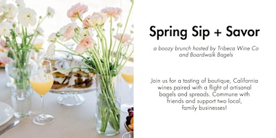 Spring Sip + Savor: A Boozy Wine and Bagels Brunch primary image