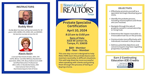 Imagen principal de Probate Specialist Certification